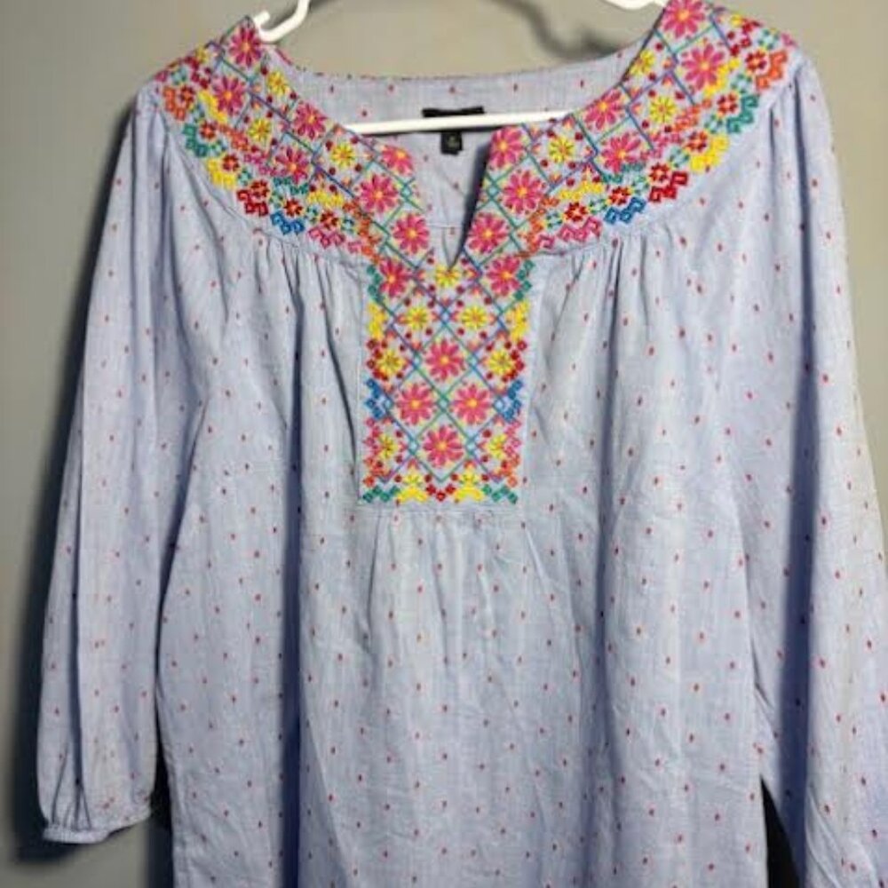 Talbots cute medium cotton top